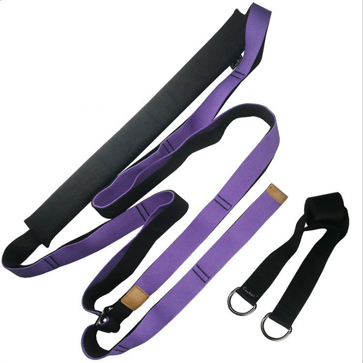 Durable Yoga Strap for Stretching – Adjustable Exercise & Gym Belt for Flexibility & Strength Training