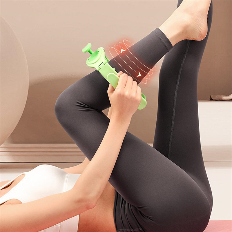 Multifunctional Manual Massager Roller - 11 Wheels for Legs & Body