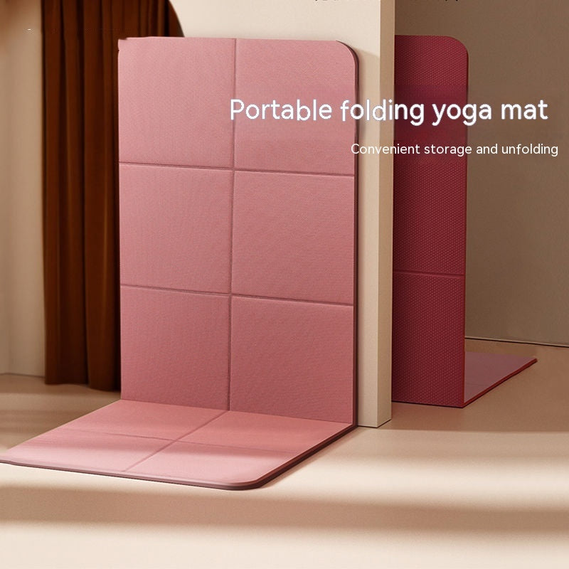 Folding TPE Yoga Mat - Portable Siesta Mat for Classroom 183x61CM